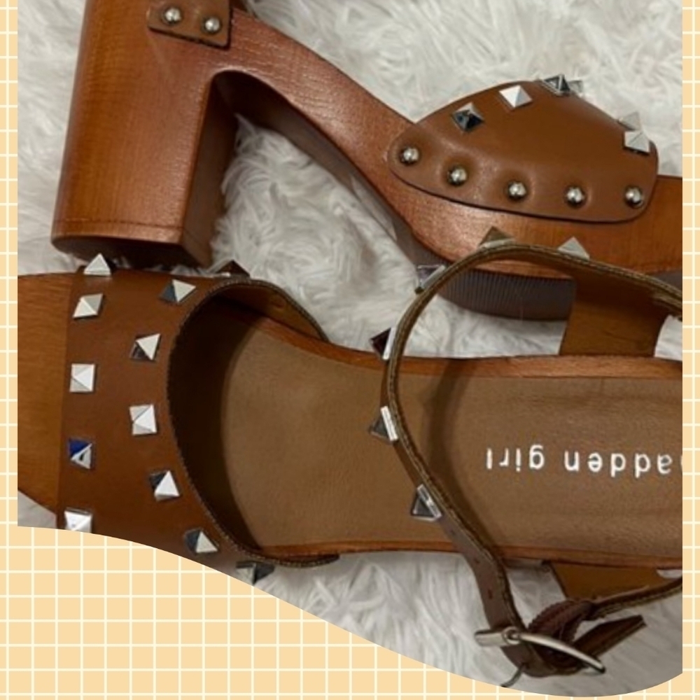 New Madden wooden heels shoes - Picture 8 of 8